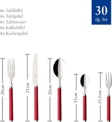 Villeroy & Boch - Spielen! Red Roses Besteckset 30-teilig Kitchen Naty Shop