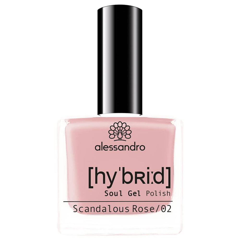 Alessandro Sinful Glow HYBRID Nagellack – Nude-Ton – Perfekte Nägel in nur 3 Schritten, ohne LED – hält bis zu 10 Tage! 8 ml