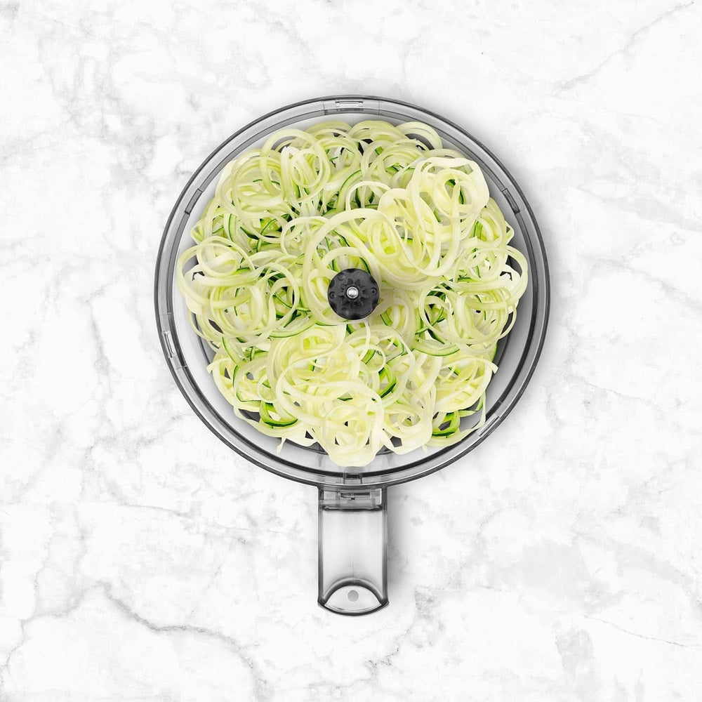 Ufesa Quick Slicer Processor Multifunktions-Foodprozessor 10-In-1, 1200W, 1.5L Fassungsvermögen, Edelstahlgehäuse, X3 Doppelseitige Scheiben, X1 Schneidemesser, X1 Rührlöffel Mutter und Kind Naty Shop