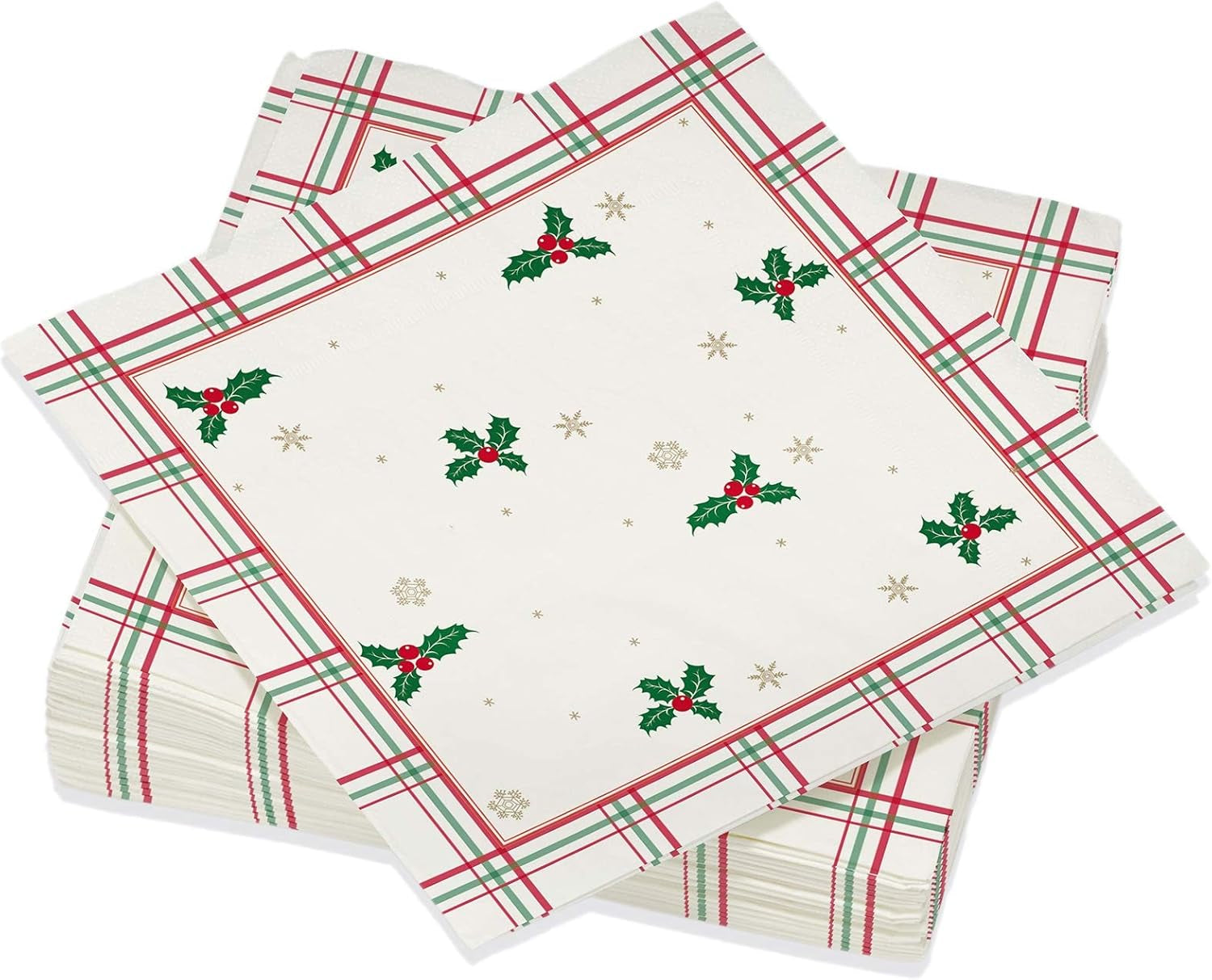 20 de șervețele, holly, vată, 3 straturi, 40 X 40 cm