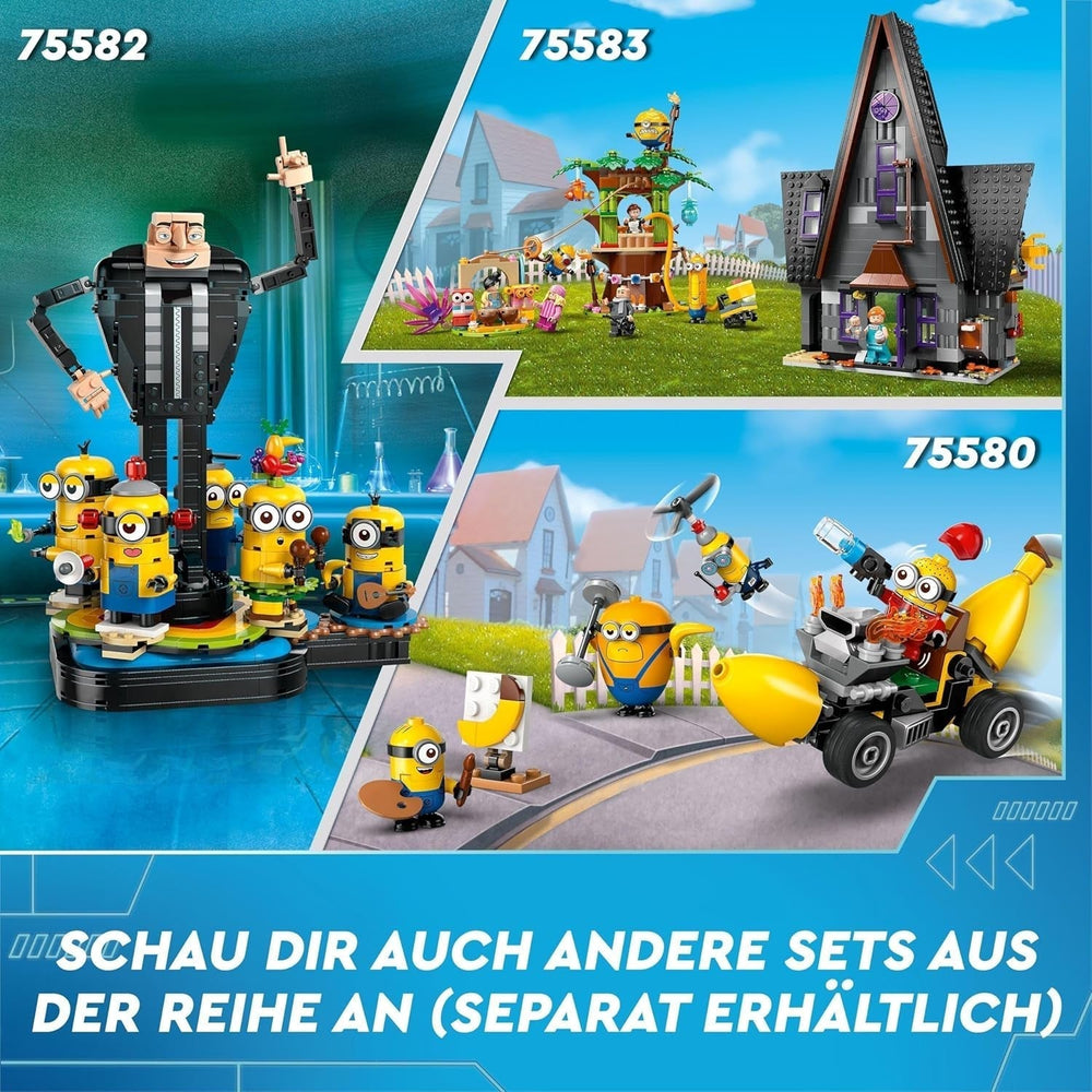 LEGO I – Simply Incorrigible 4 Minions und die Bananenmaschine Spielset für I – Simply Incorrigible 4 Kinderspielzeug-Minions, kreatives Geschenk für Jungen und Mädchen ab 6 Jahren, 75580 Bausets. Beuche den LEGO-Store
