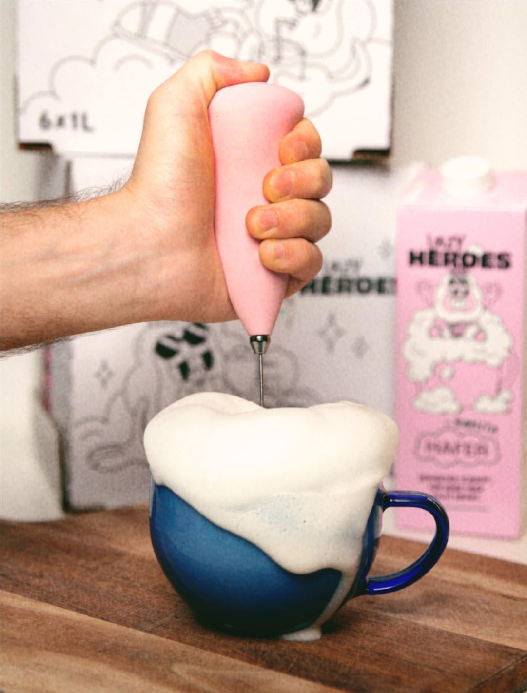 Lazy Heroes Hafer Barista Drink – Perfekter glutenfreier veganer Schaum