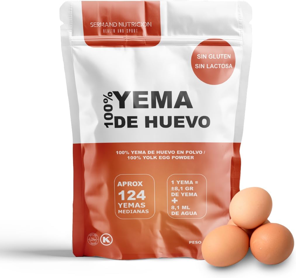 Serman Nutricion Bio Eigelbpulver – glutenfrei, laktosefrei