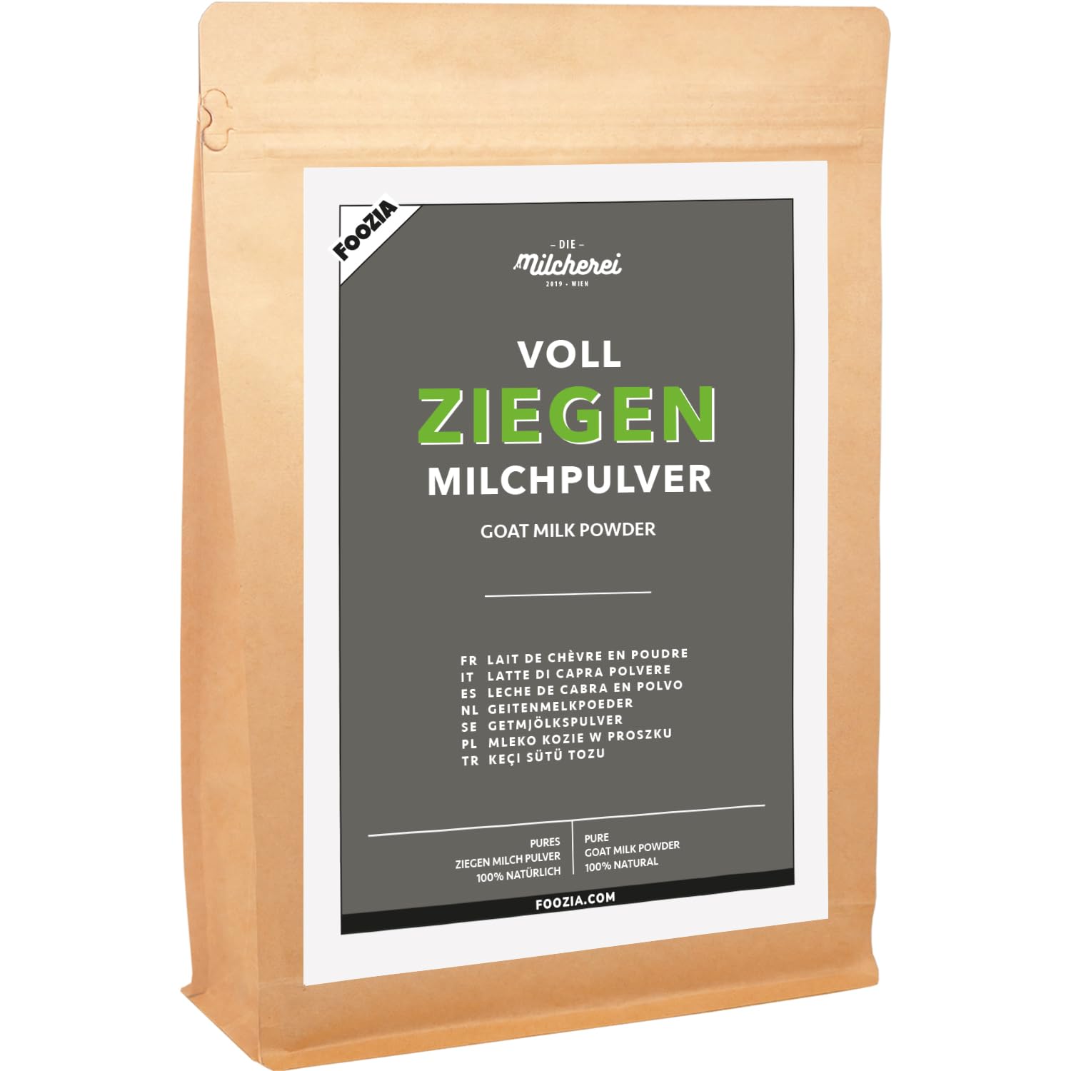Milcherei Ziegenmilchpulver - Ohne regionale Zusatzstoffe 800g
