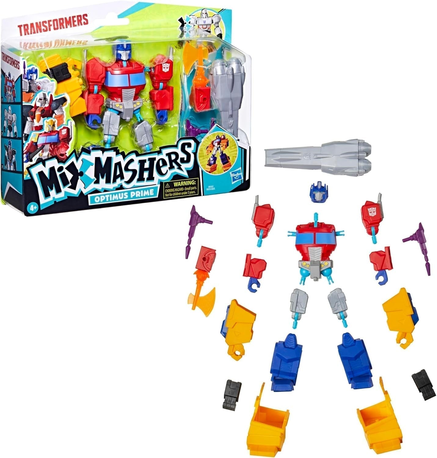 Transformers Mixmashers Optimus Prime Anpassbare Deluxe-Actionfiguren und Zubehör Actionfiguren Naty Shop