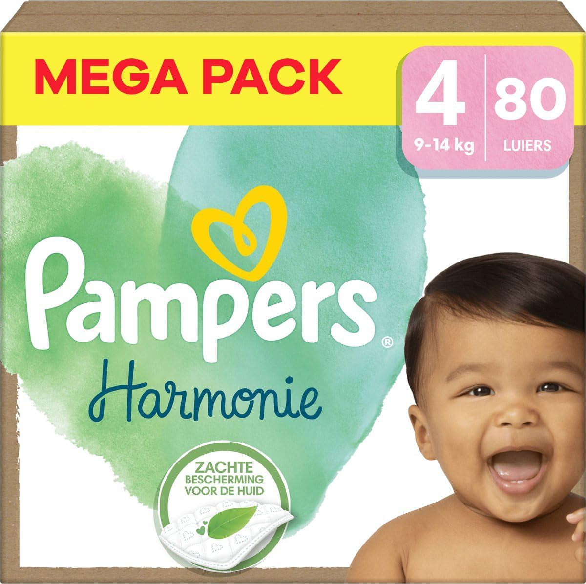 Windeln Pampers Harmony 80 Größe 4 (9-14 kg)