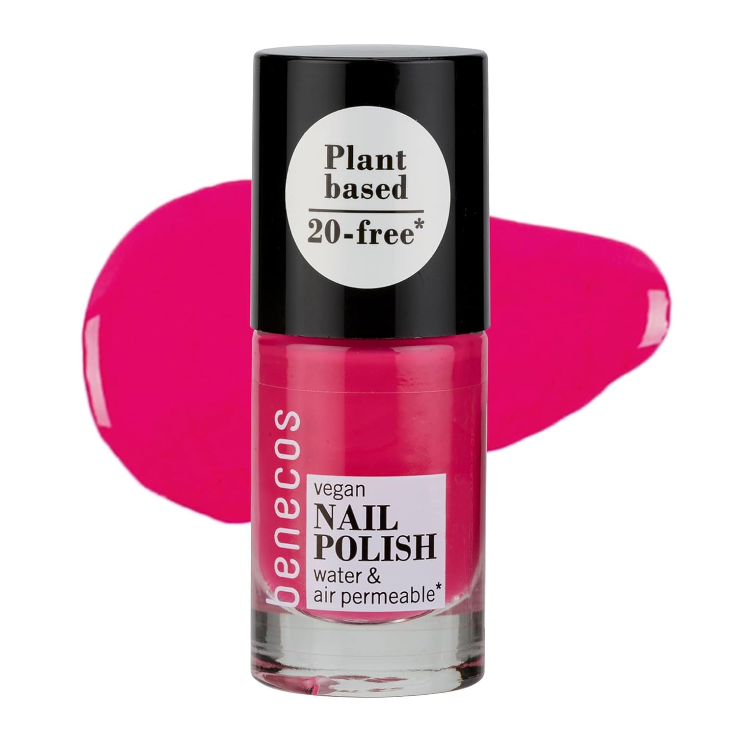Benecos 20-Free veganer Nagellack oh lala – pflanzlicher Nagellack – schnell trocknend und langlebig – wasserdurchlässig – angereichert mit Biotin – 5 ml