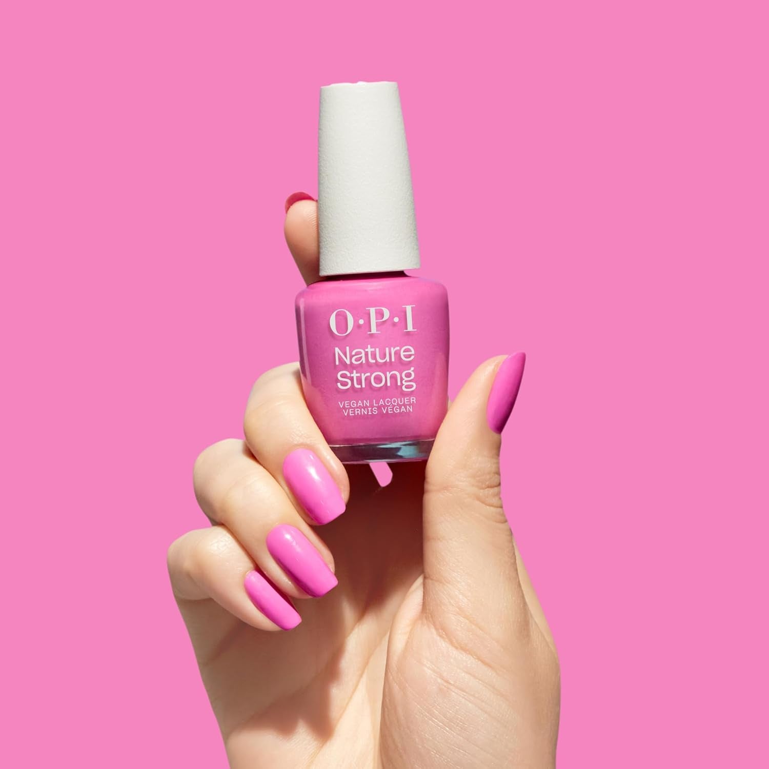 OPI Nature Strong Pink und Nude Shades – langanhaltender Nagellack mit einer innovativen, veganen Formel mit natürlichen Inhaltsstoffen – für strahlende Nägel