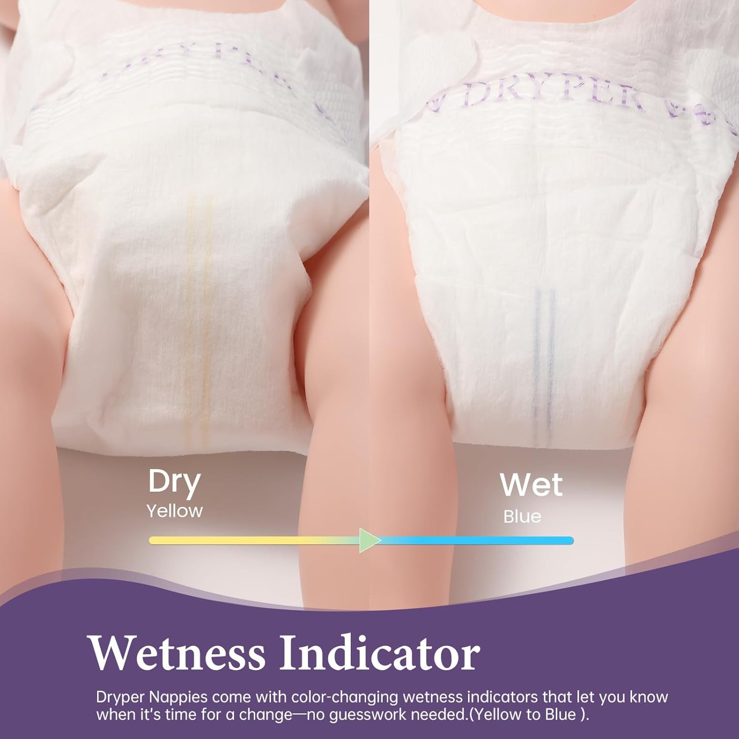 Babywindeln Größe 4 (10–15 kg), ultradünn, weich und hypoallergen für empfindliche Haut, 3D-Auslaufschutz, Nässeindikator, 138 Premium-Tag- und Nachtwindeln