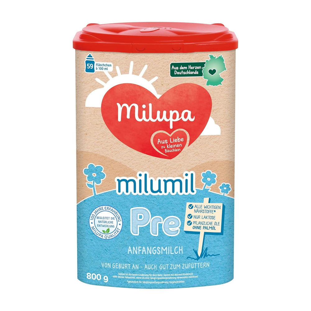Milumil Milupa Milchpulver für Babys, die erste Milch seit der Geburt, 800 g
