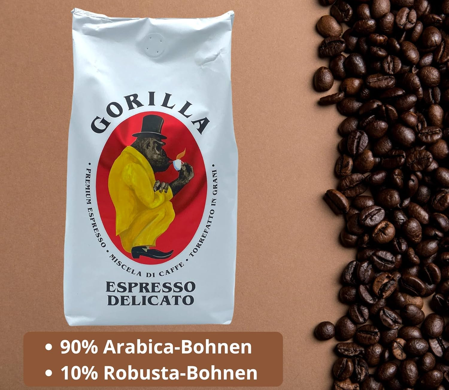 Gorilla Espresso Delicato 3x 1000g Joerges + Jassas Gebäck | Kaffee