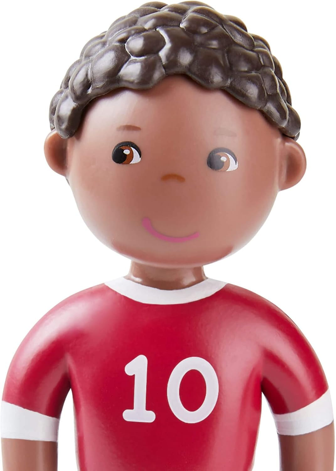 HABA 306696 - Set de joacă Little Friends Family Time, accesorii pentru păpușă flexibilă, vârste 3+