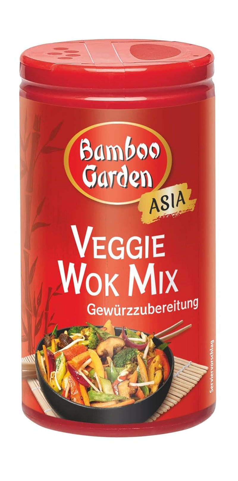 Bamboo Garden - Veggie Wok Mix Würzmischung | Vegane, natürliche Zutaten | 40 g in der Dosis
