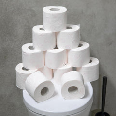 Hârtie igienică Renova 4 straturi albă decorată parfumată - 12 role rolă Blanco Decorado Perfumado