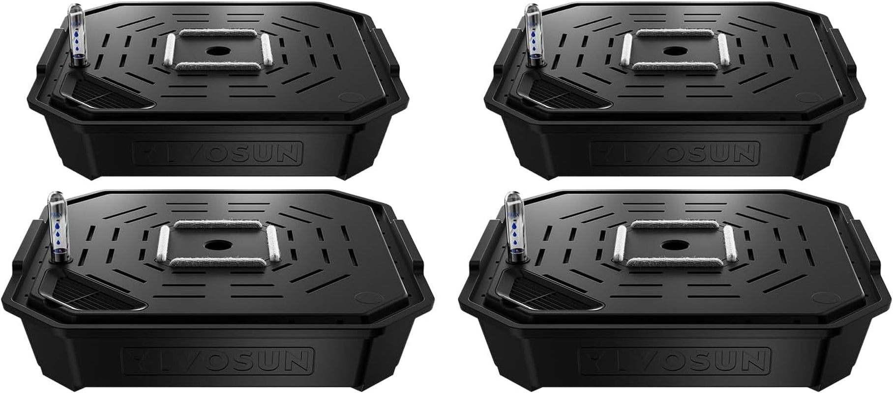 VGrow All-in-One Smart Grow Box, professionelles System mit Samsung LM301H EVO Grow Lampe, fortschrittliches Zirkulations- und Belüftungssystem, Bewässerung, Nährstoffversorgung für Hydrokulturen in Innenräumen