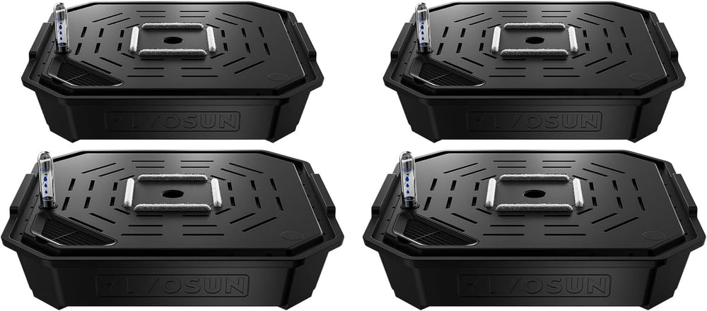 VGrow All-in-One Smart Grow Box, professionelles System mit Samsung LM301H EVO Grow Lampe, fortschrittliches Zirkulations- und Belüftungssystem, Bewässerung, Nährstoffversorgung für Hydrokulturen in Innenräumen