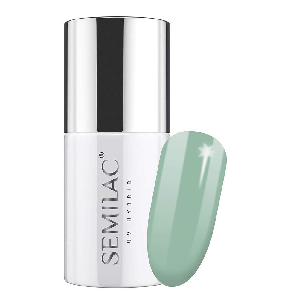 Semilac UV Nagellack Hybrid 404 Black Beans Muffin 7ml Kollektion Tastes of Fall