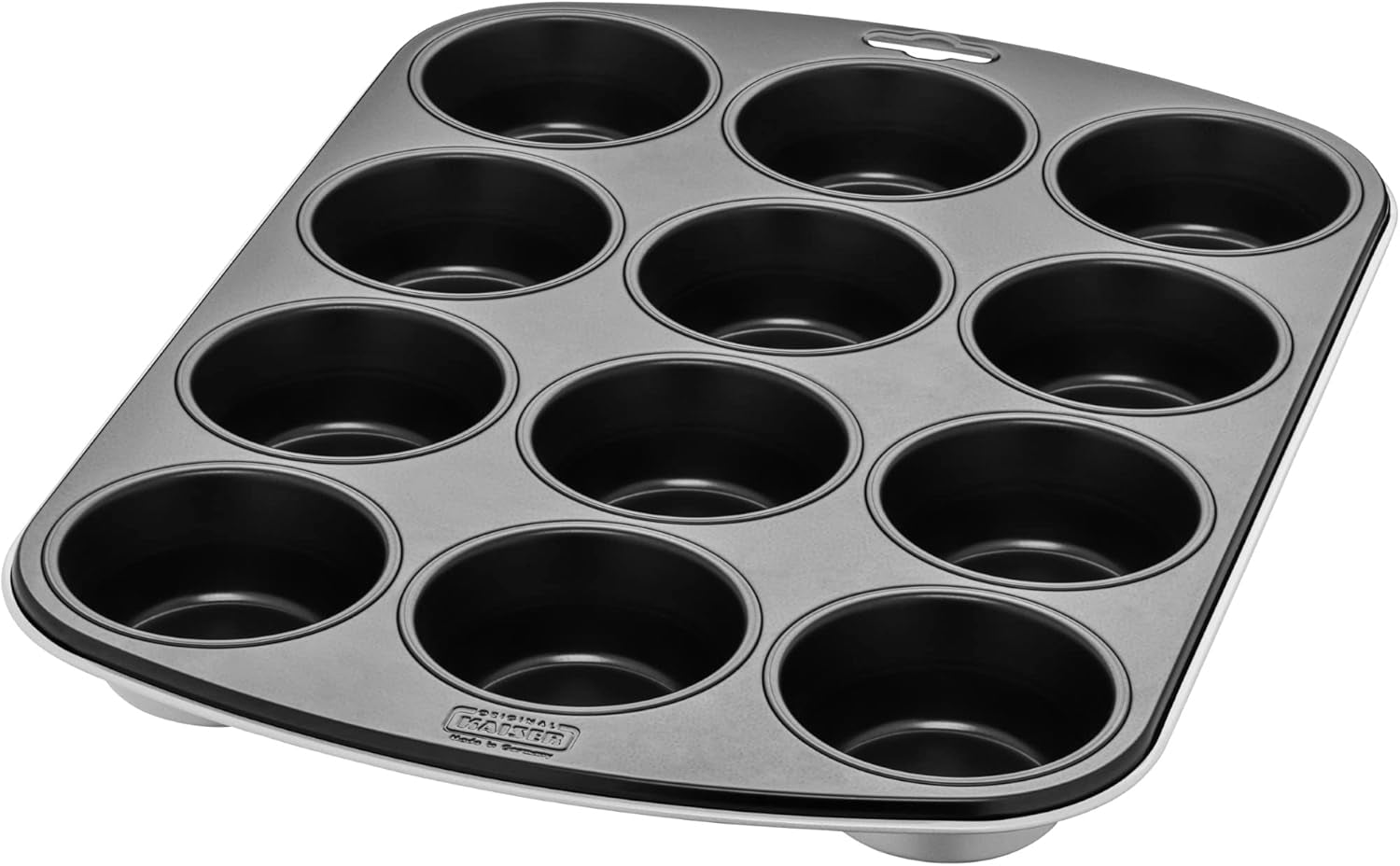 Original Kaiser Classic plus Muffinform Für 12 Muffins, Muffinform Blech 38X27 Cm, Antihaftbeschichte, Standardgröße, Cupcake Formen, Muffin Backform, Rot Formen und Backbleche Naty Shop Nubia
