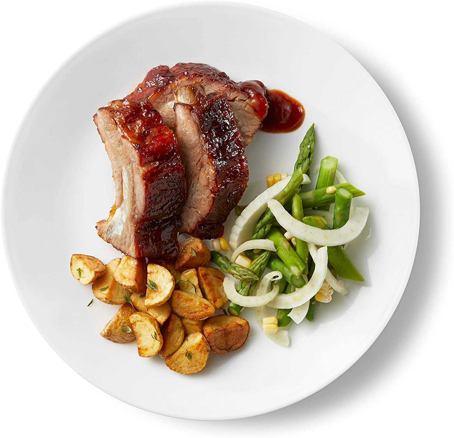 Set de veselă pentru 6 persoane, 18 piese, rezistent la ciobire, alb iernii, informații nedisponibile, alb iernii