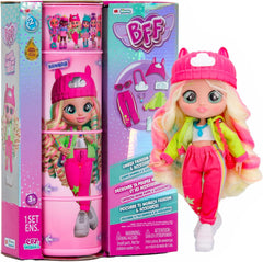 S2 Hannah Modepuppe mit langen Haaren, Stoffkleidung und 10 Accessoires – Spielzeuggeschenk für Mädchen und Jungen ab 5 Jahren