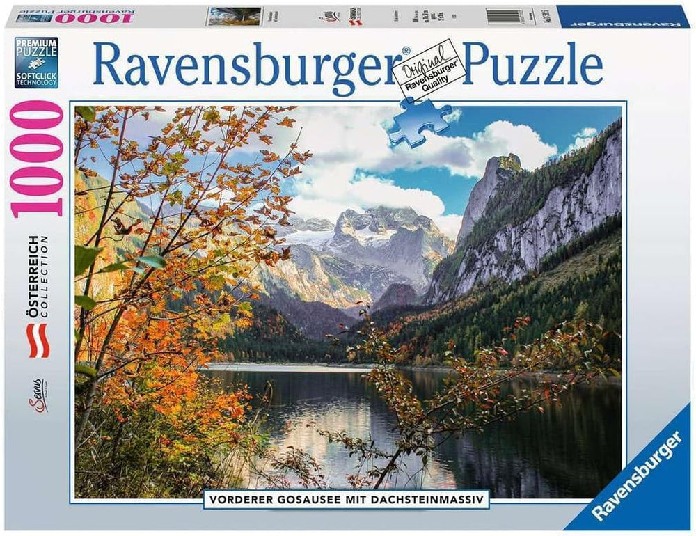 Ravensburger Puzzle 12000834 - Vorderer Gosausee - puzzle jigsaw de 1000 de piese pentru adulți cu vârsta peste 14 ani Puzzle Naty Shop Design vechi