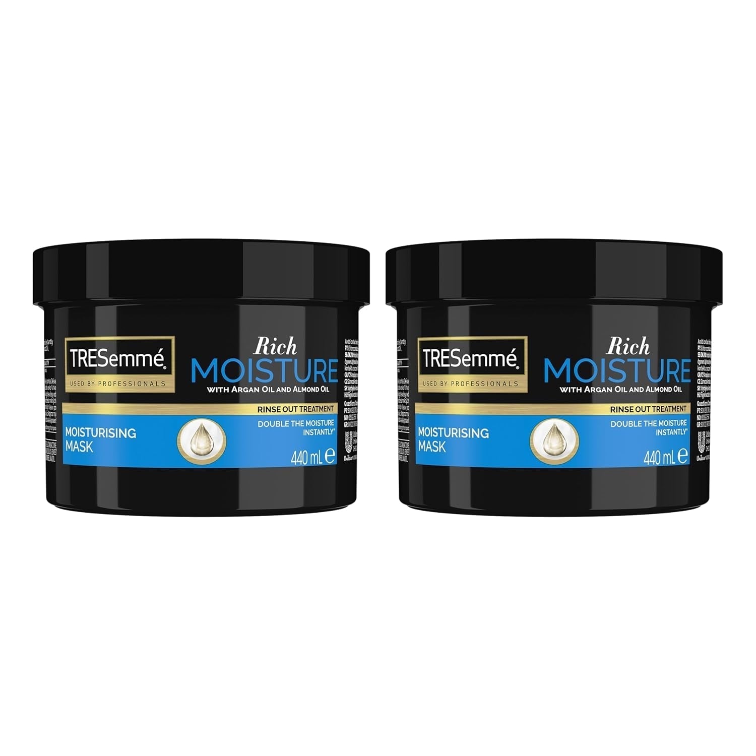 Mască de păr bogată în hidratare, pentru 2x mai multă hidratare instantanee* 2 x 440 ml Masca de par Naty Shop Titlu implicit