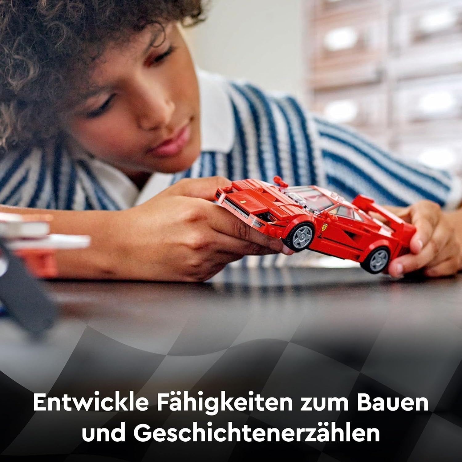 LEGO Speed Champions Ferrari F40 Supersportwagen, Spielset mit baubarem Spielzeugauto und Minifiguren-Fahrer, Sammelbauset für Kinder, Geschenk für Jungen und Mädchen 76934 Bausets Besuchen Sie den LEGO-Store