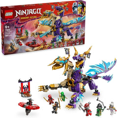 LEGO NINJAGO Lightbow Dragon – Spielzeug mit 8 Minifiguren und einem Spinjitzu-Rad – interaktives Ninja-Konstruktionsspielzeug für Jungen und Mädchen ab 9 Jahren – Geschenkidee für Fans 71836 Bausets Besuche den LEGO-Store Standardtitel