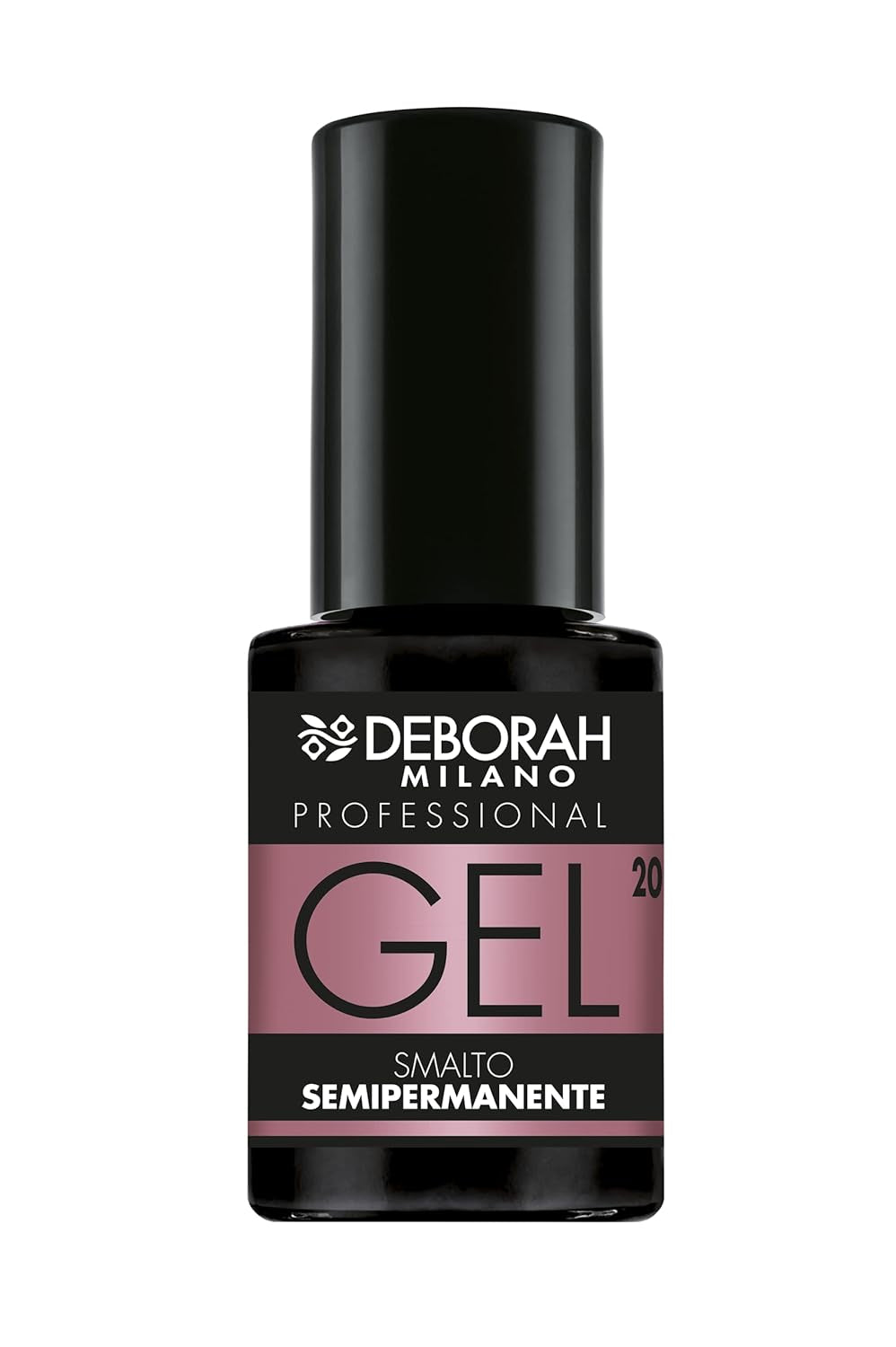 Milano Professional semipermanenter Nagellack, Nr. 21 Burgunderrot, volumengebender Effekt, lang anhaltend, für intensive und glänzende Nägel, 4,5 ml