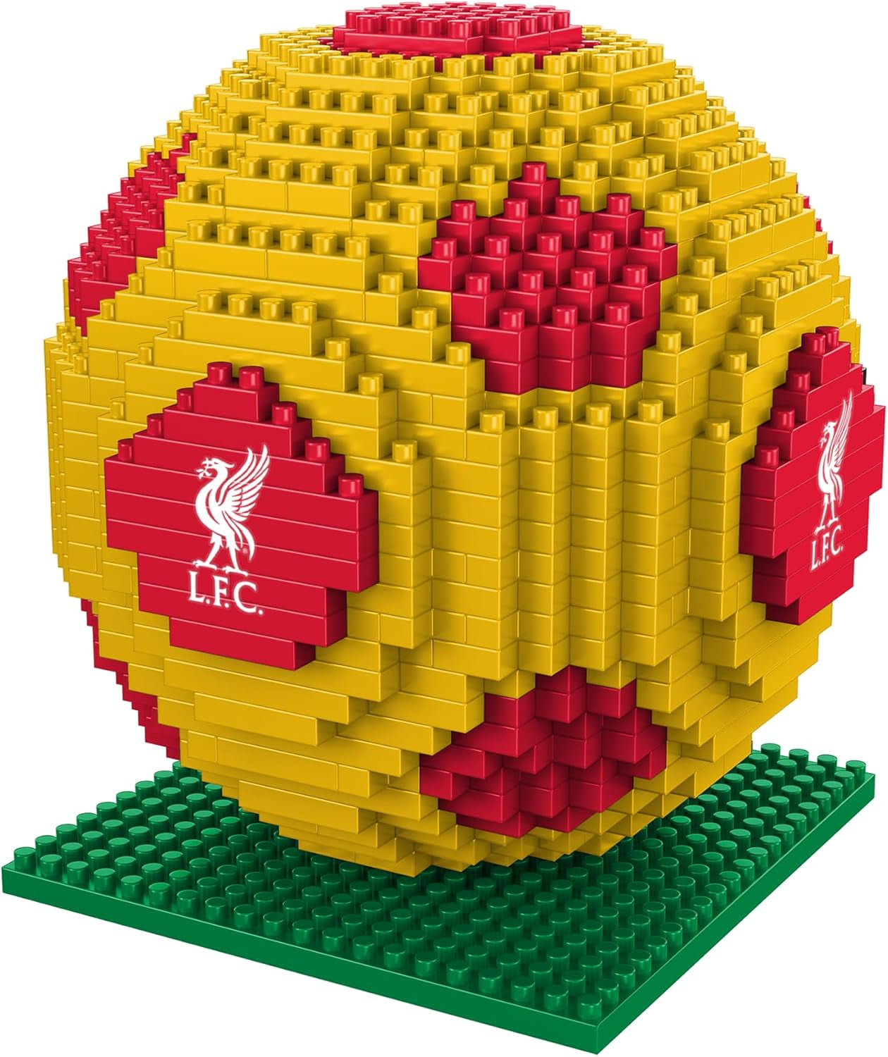 FOCO Offizielles Lizenzprodukt Manchester City FC BRXLZ 3D-Fußball-Konstruktionsspielzeug Modell In alternativer Teamfarbe