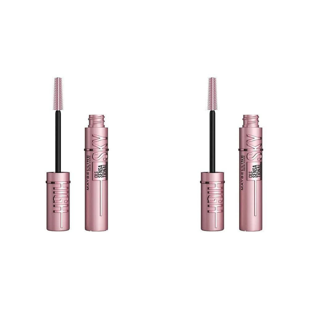 Maybelline Lash Sensational Sky High Kosmetik und Schönheit Naty Shop Very Black 9,6 ml (2 Stück) Lash Sensational Sky High Mascara, Very Black