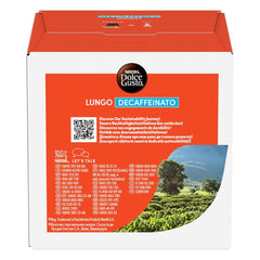 NESCAFÉ DOLCE GUSTO Lungo Decaffeinato Kaffeekapseln 3er Pack (3 x 16 Kapseln)
