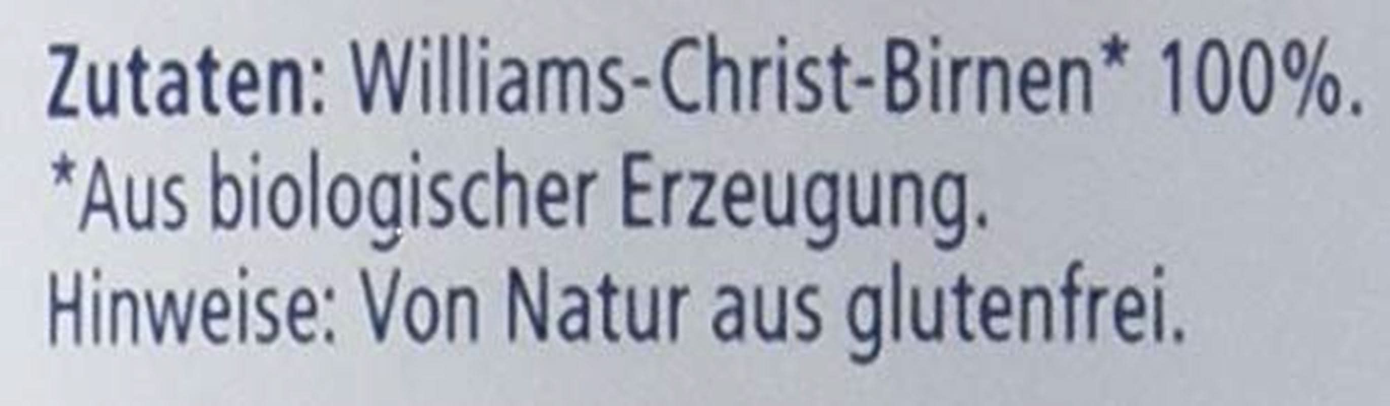 Hipp Fruits, Williams-Christ-Birnen, 6er-Pack (6 x 125 g) Mutter und Kind Naty Shop