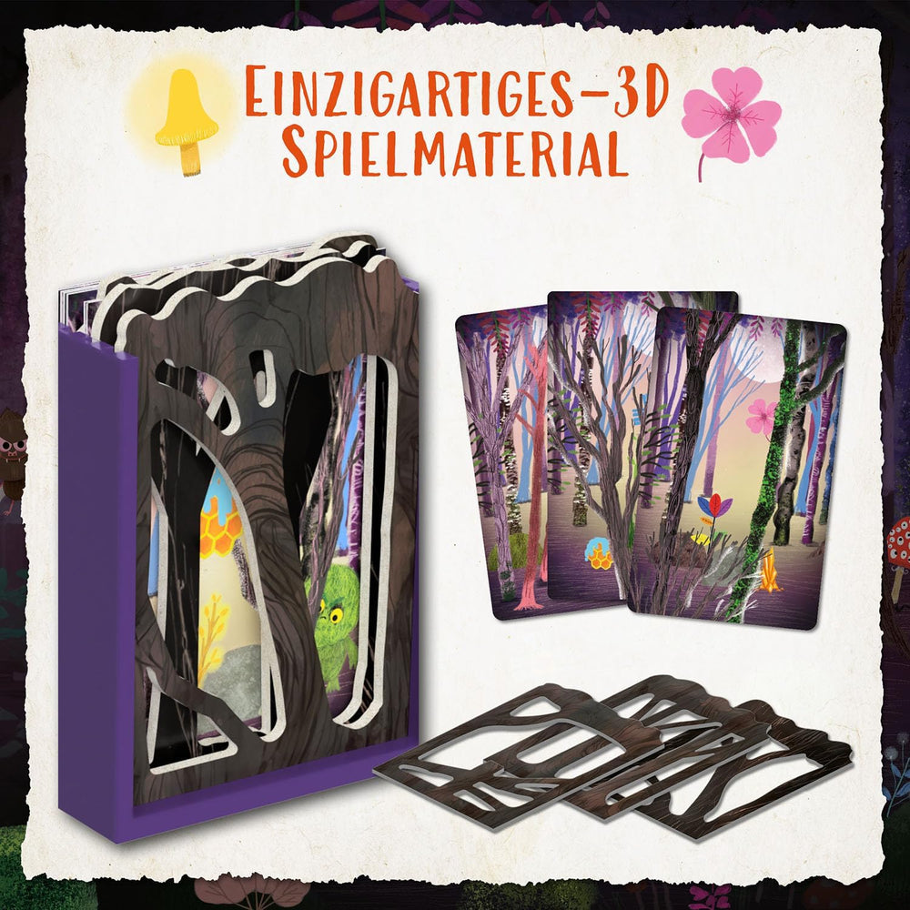 Kosmos 685027 Wald der Schatten, Kooperatives Spiel für 2-4-Jährige ab 7 Jahren, Brettspiel für Kinder, Mit hervorragendem 3D-Material, In 18 Kapiteln mit ca. 15 Minuten Spielzeit