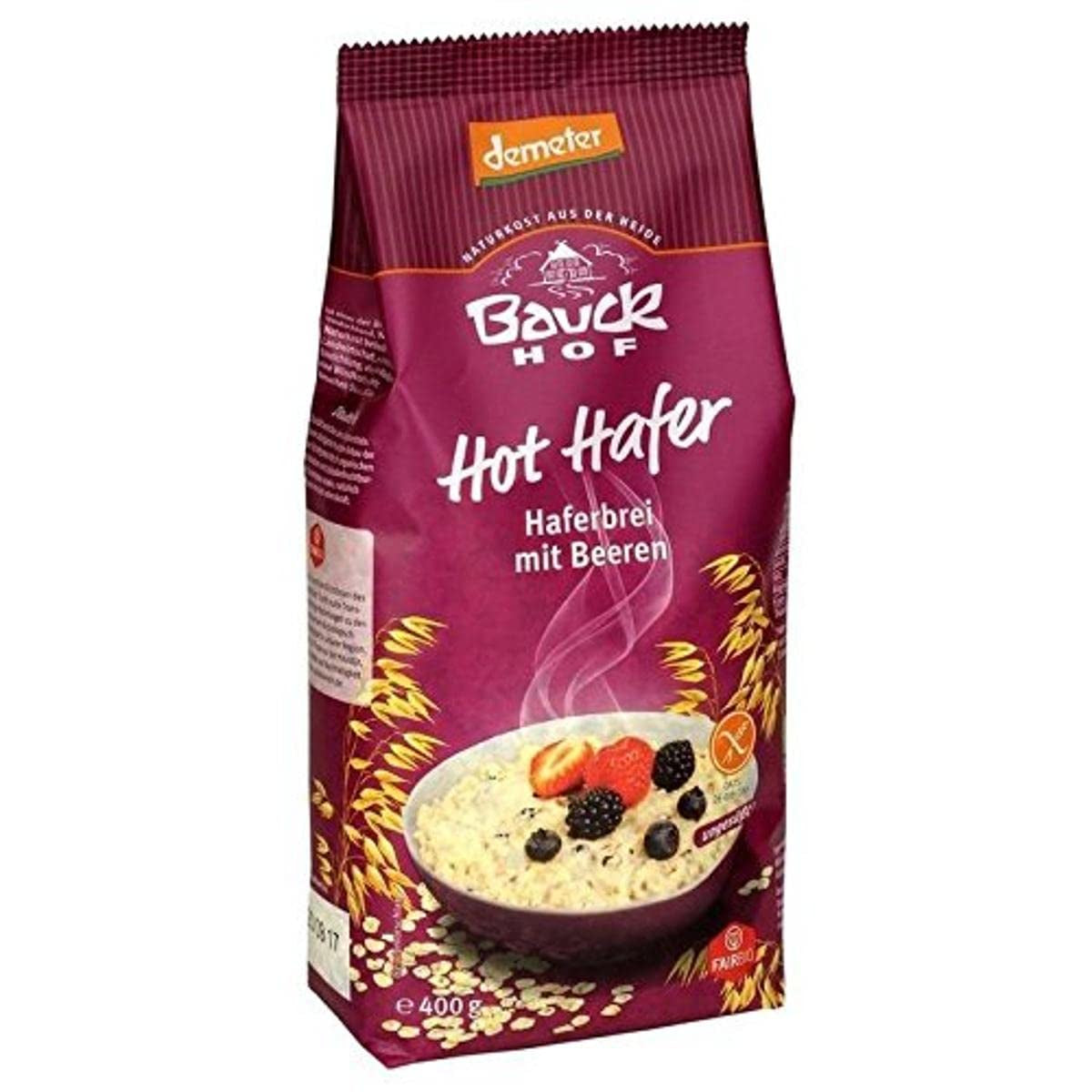 hof Bio Haferflocken mit Beeren, 400 g