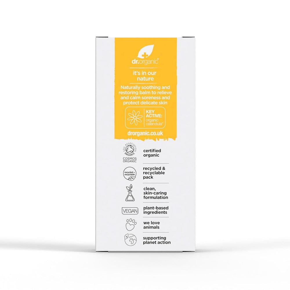 Dr Organic Brustwarzenbalsam mit Ringelblume, Lanolin, natürliche Linderung, für Wunden und rissige Brustwarzen, 30 ml Zubehör Essen und Stillen Bebe Naty Shop