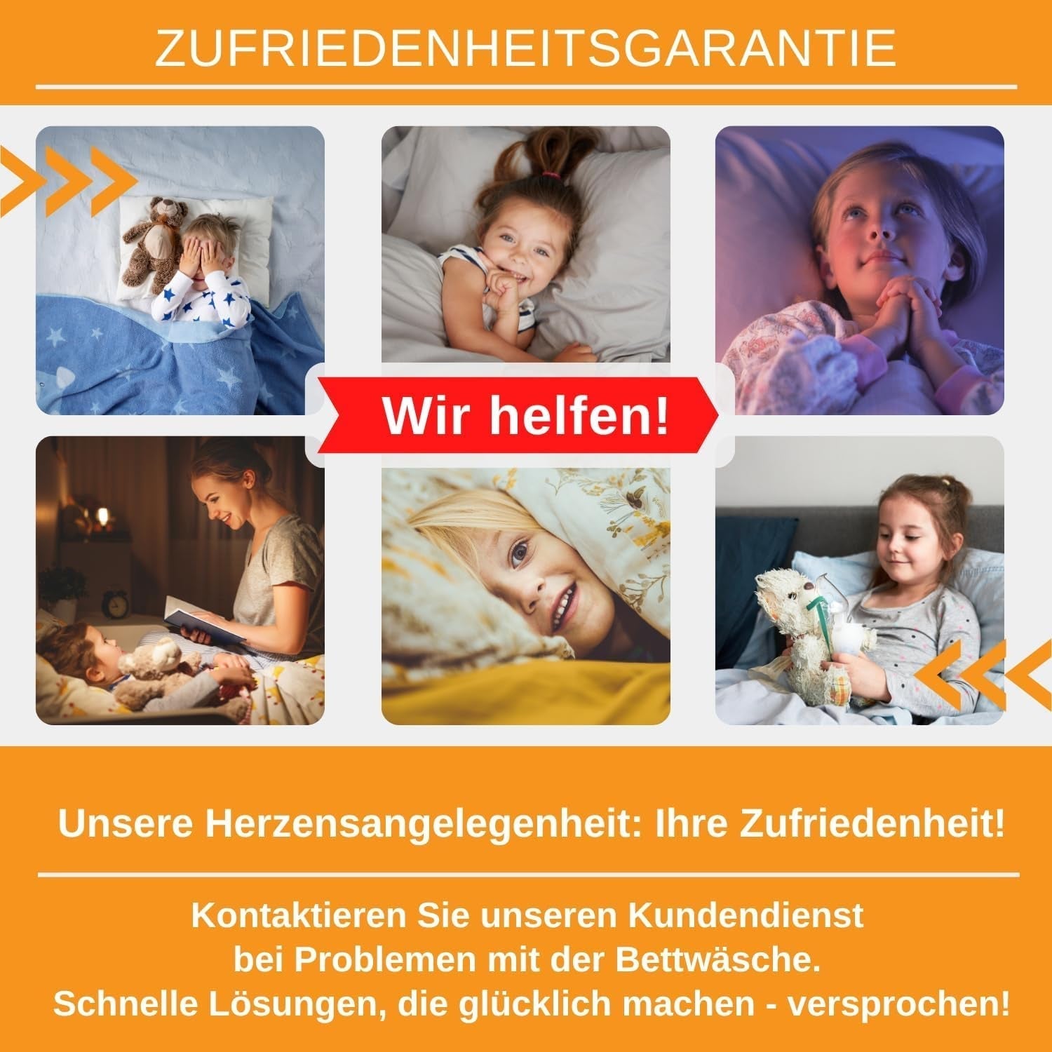 Aminata Kids Bettwäsche für Kinder, Regenbogen, Wendebettwäsche – Kinder Naty Shop