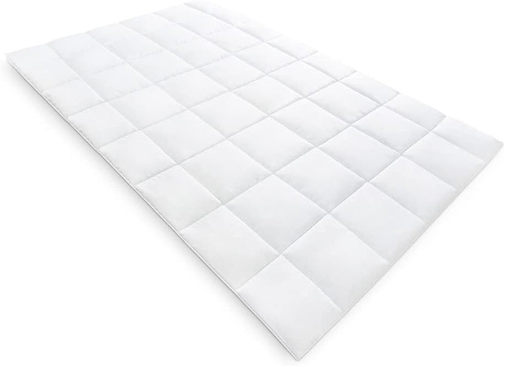 Steppdecke 200 x 200 cm Sommerdecke Oekotex 100 Mikrofaser waschbare weiße Steppdecke Steppdecken und Steppdecken Naty Shop