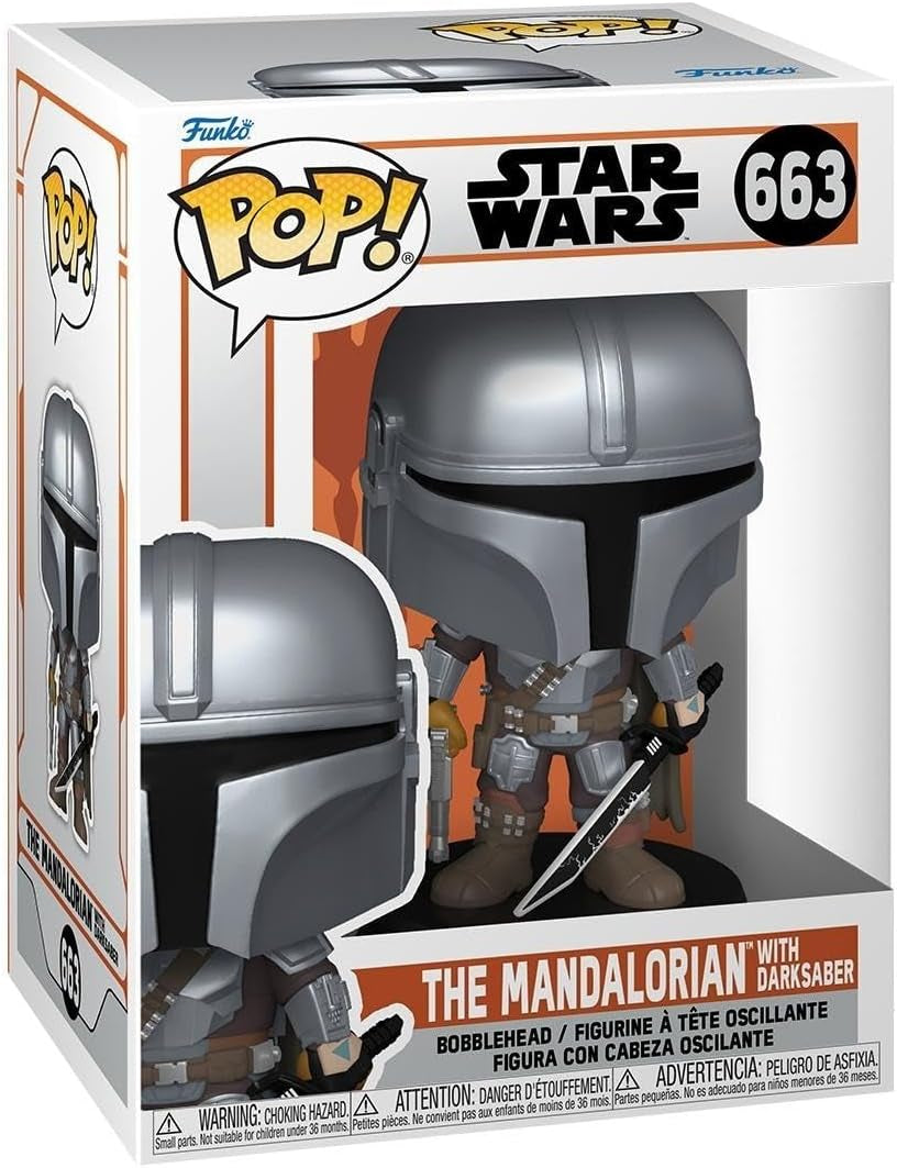 Funko Pop! Vinyl: Star Wars: The Mandalorian S9 - Figură de colecție din vinil - Idee de cadou - Marfă oficială - Jucărie pentru copii și adulți - Fani TV - Figură model pentru colecționari și exponate Action figures Naty Shop Titlu implicit