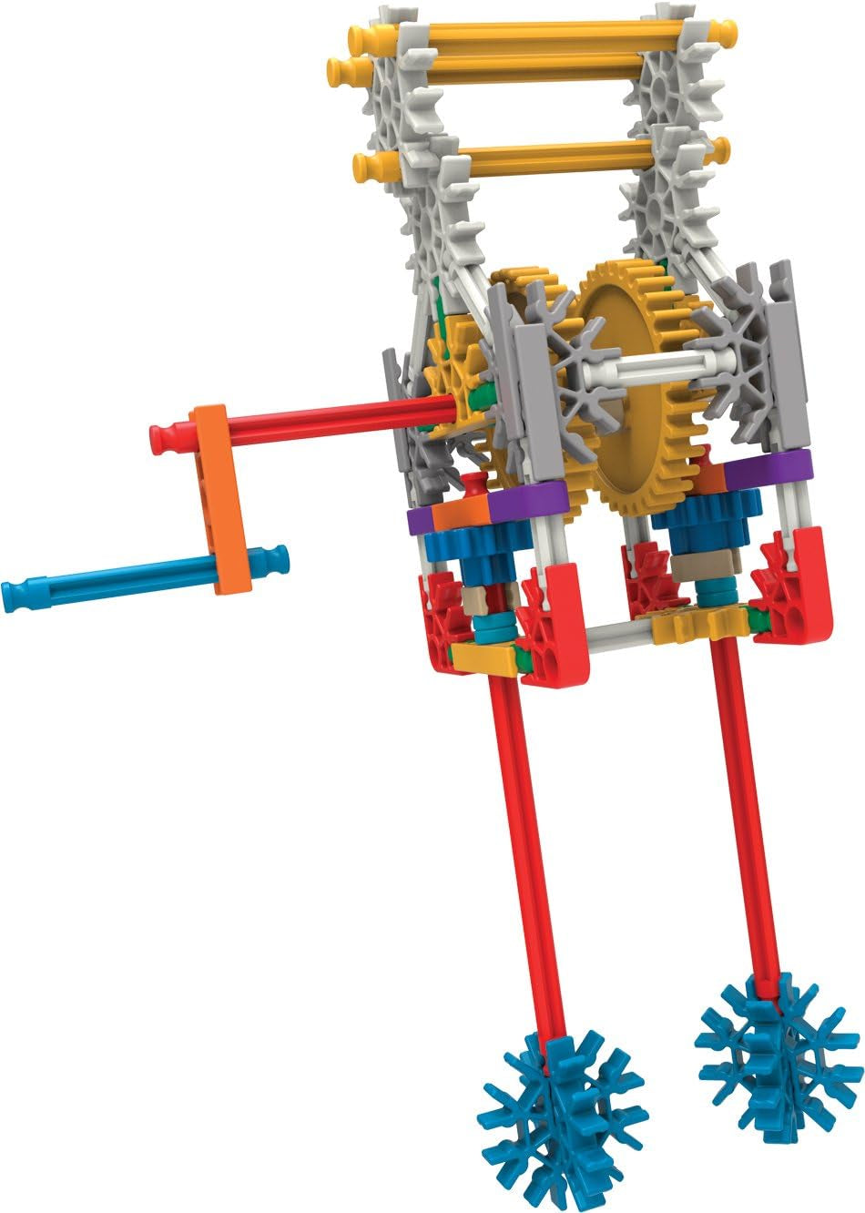 MINT-Forschung Getriebe-Baukastenset, K'NEX Bildung, Basic Fun, 79318, Lernset mit 3 Funktionenden Designs, Technik für Kinder, Konstruktionsspielzeug für Jungen und Mädchen ab 8 Jahren