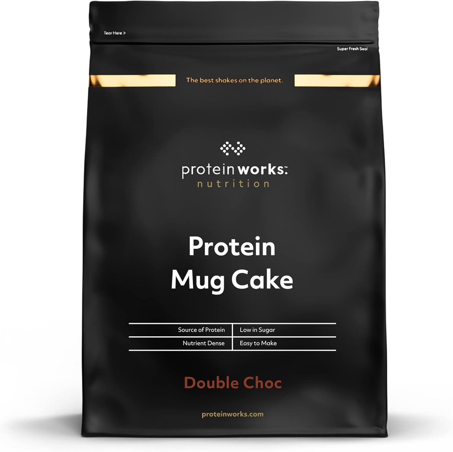Protein Works Protein Tassenkuchen | Schokocreme | Dieser Köstliche Nachtisch Ist Sehr Protein- Und Ballaststoffreich| 500G Amestec pentru copt si gatit Naty Shop Schokocreme 500 G (1Er Pack)