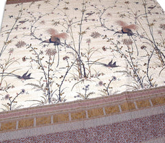 Bassetti Fong Tagesdecke, 100 57 Fäden pro cm² / Füllung: 100 % reine Baumwolle, Creme, 220 x 255 cm Bassetti Betten und Decken