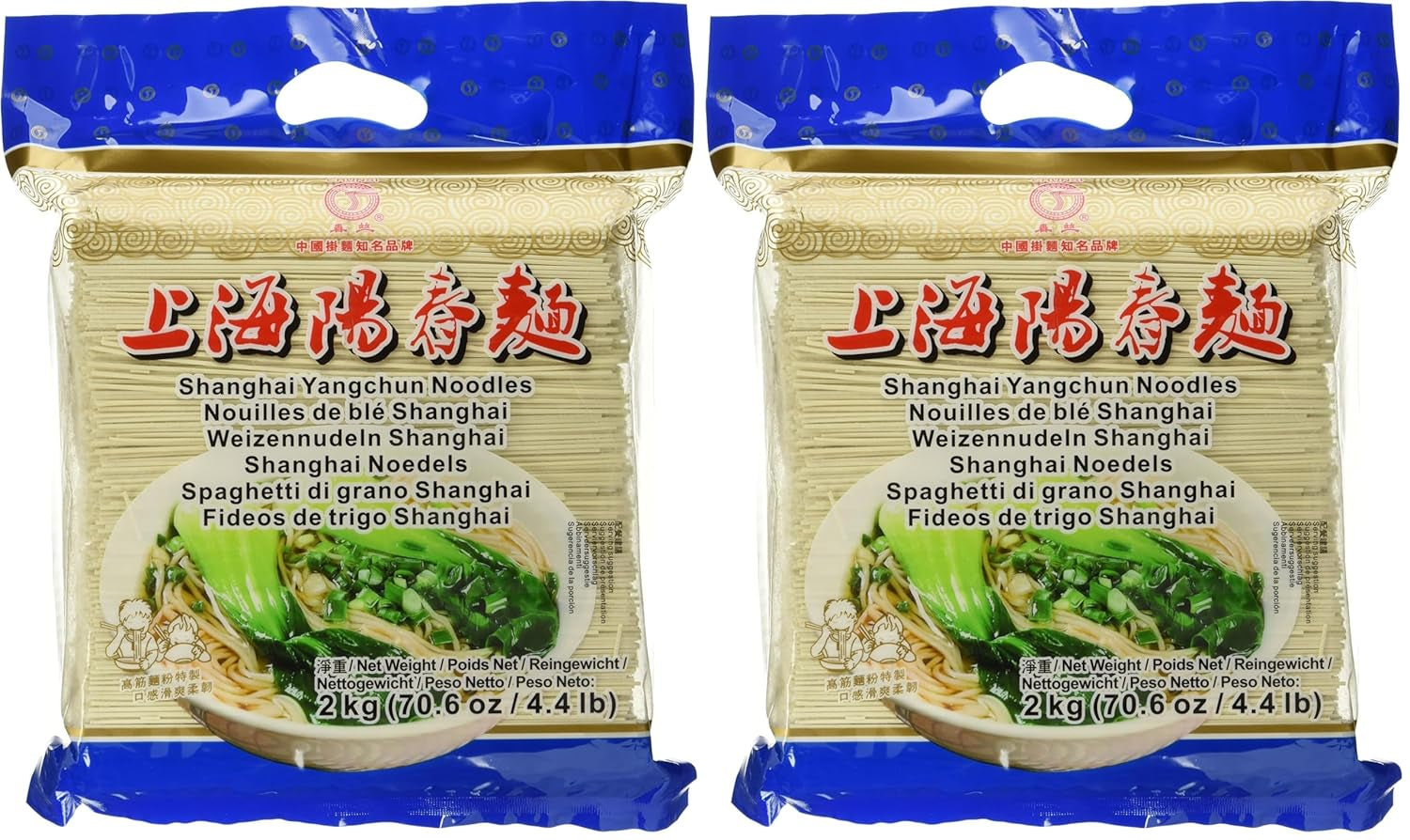Weizennudeln (Shanghai), 1 Packung (1 x 2 kg)