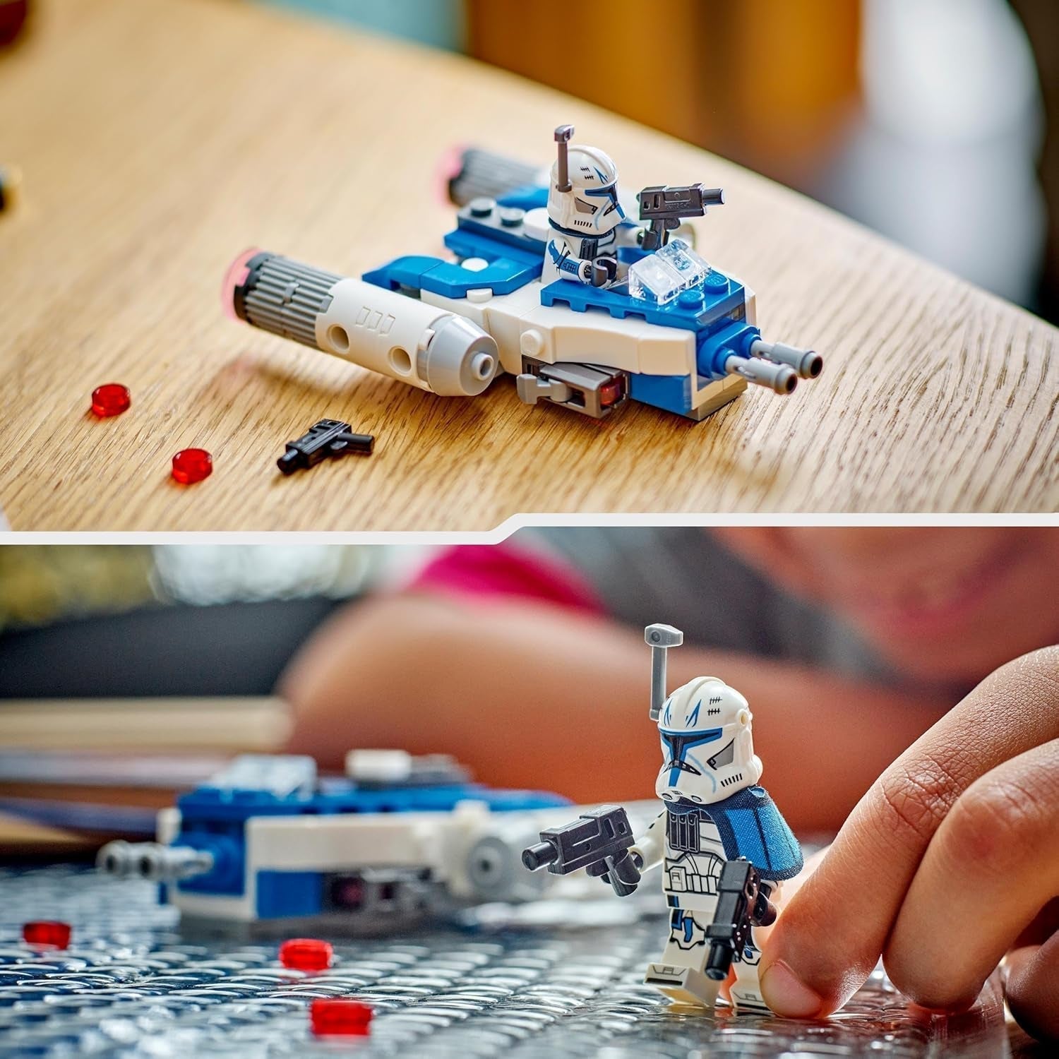 LEGO Star Wars Captain Rex Y-Wing Microfighter Bausteine, Raumschiff-Geschenkidee zum Sammeln für Jungen und Mädchen ab 6 Jahren, 75391 Bausets. Besuchen Sie den LEGO-Store