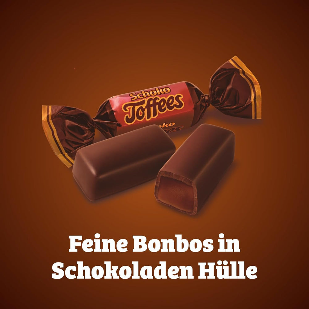 Schokoladenkaramellen - 3 x 325g - Schokoladenkaramell mit Bitterschokoladenglasur (30%)