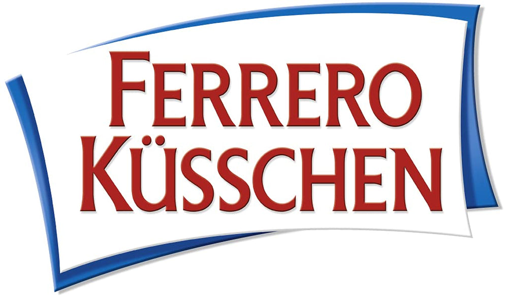 Ferrero Küsschen White Crispy – Valentinstagsgeschenk für Sie und Ihn – Knusprig geröstete Haselnüsse in heller Creme mit knusprigen Chips, umhüllt von weißer Schokolade, 1 Packung mit 20 einzelnen Pralinen