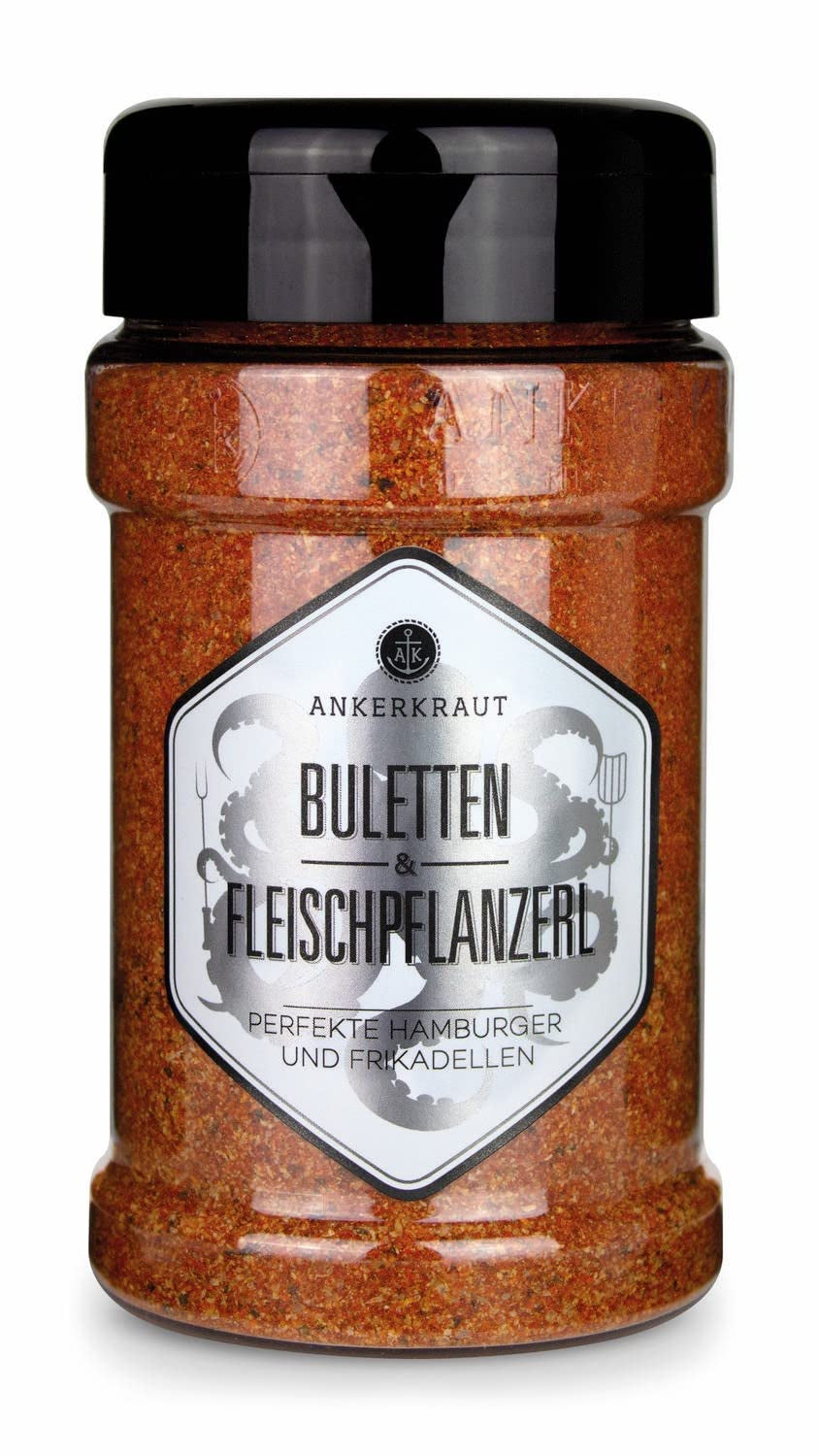 Ankerkraut Bulettes & Fleischpflanzerl, Gewürzmischung für Buletten und Frikadellen, 250g im aromatisierten Beutel