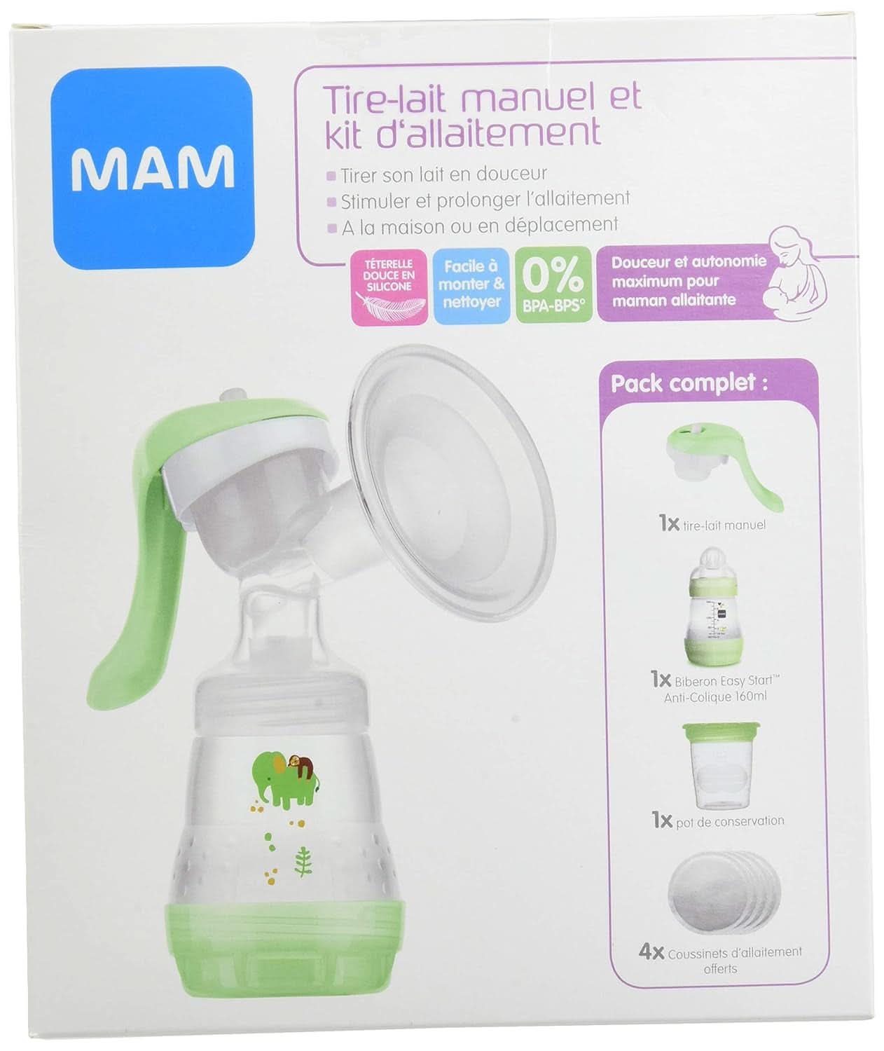 MAM manuelles Milchgerät Zubehör Essen und Stillen Bebe Naty Shop