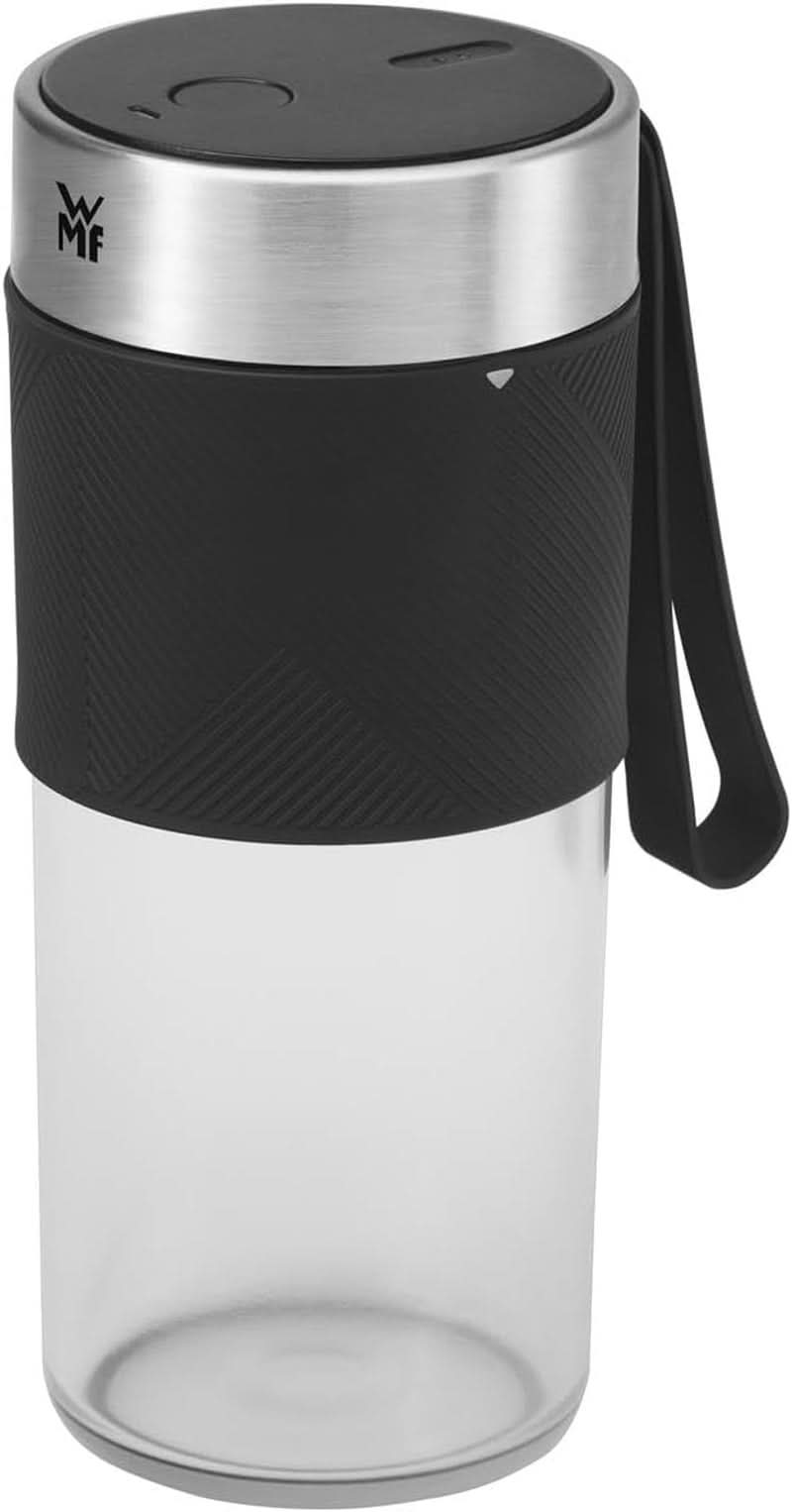 WMF Küchenminis Mix on the Go 300 Ml, Mini Mixer to Go, USB Mixer Smoothie Maker, Aufladbarer Personal Blender, Tragbarer Mixer für Smoothies, Shakes Kitchen Naty Shop
