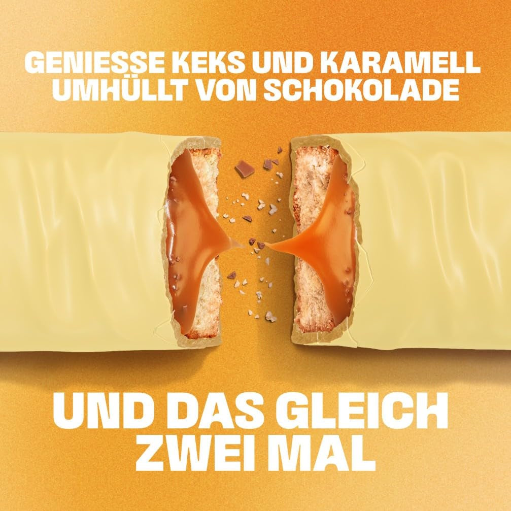 Twix weiße Schokoriegel; Karamell, Kekse, weiße Schokolade; Mehrfachpackung Pralinen; 5 Riegel (5 x 46 g)